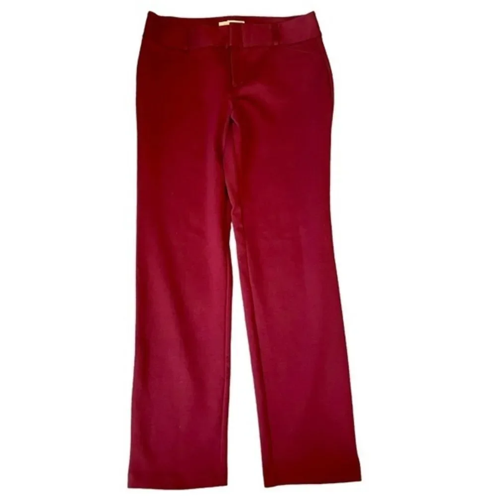 Michael Kors Lux‎ Tech Stretch Flat Front Straight Leg Pant - Siz…
